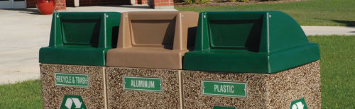 Commercial Trash Receptacles Recycleing Centers